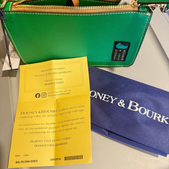 Dooney & Bourke Alpine Demi 20 in Emerald